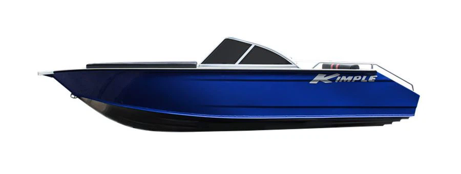 16 ft aluminum bow rider side view