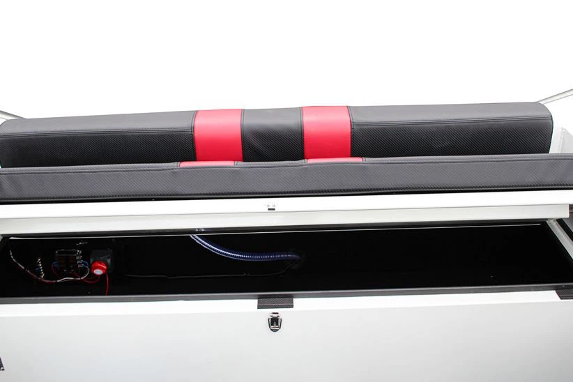 16 ft aluminum bow rider back storage