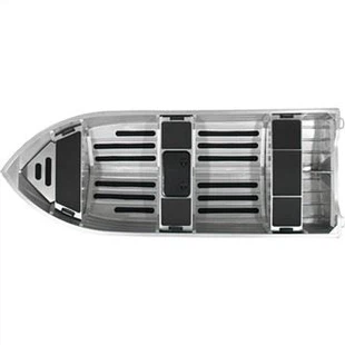 14 Fuß breites Fischerboot mit V-Rumpf aus Aluminium