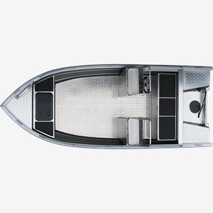 15 Fuß Aluminium-V-Rumpf-Doppelkonsolen-Fischerboot